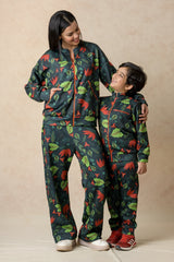 Flaming Lily print twinning set  for Mom + Son image 0