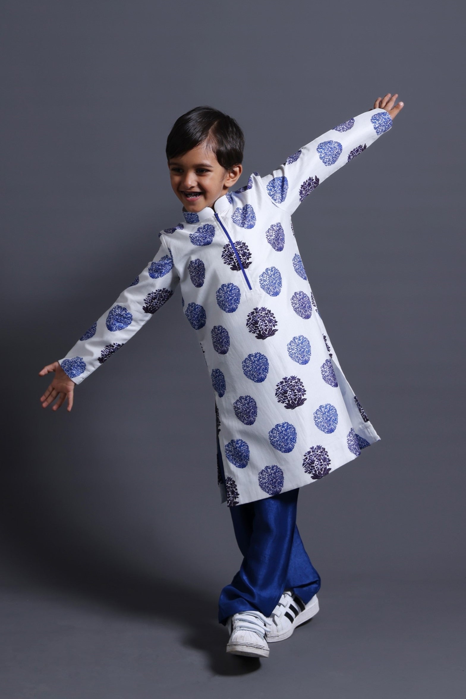 Zipper Kurta With Pyjama image 0