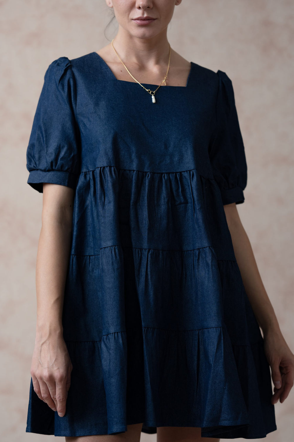 Rhino Blue 3-tier Short Dress image 6