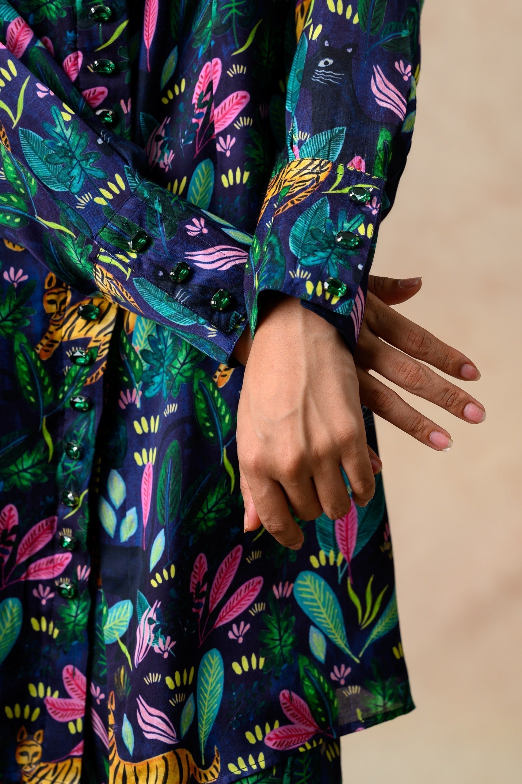 Stone Embellished twinning set for Mom + Daughter + Son image 10