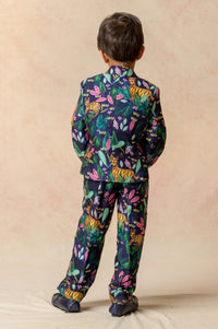 Hand Embroidered twinning set for Mom + Son image 12