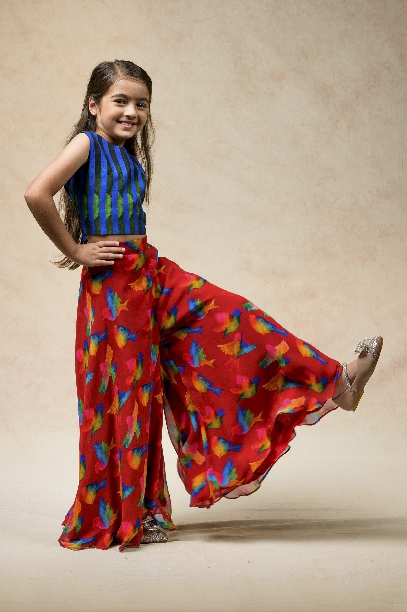 Flared Sharara With Top, Dupatta image 5