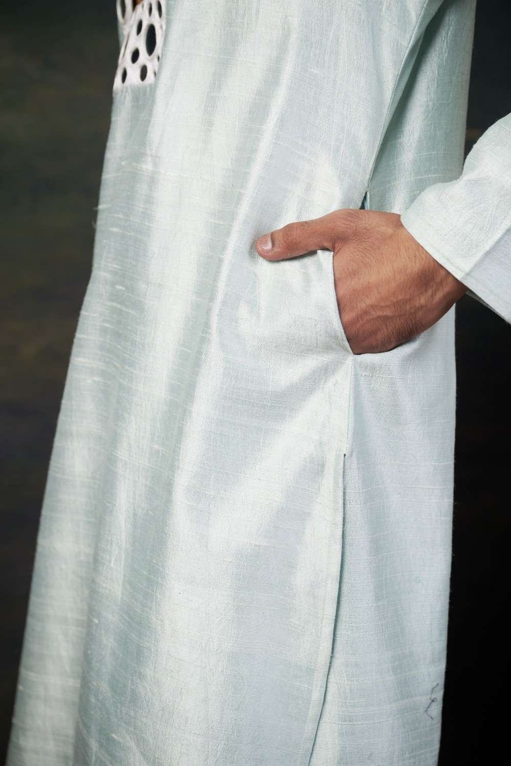 Embellished Mirror Work Kurta Set image 6