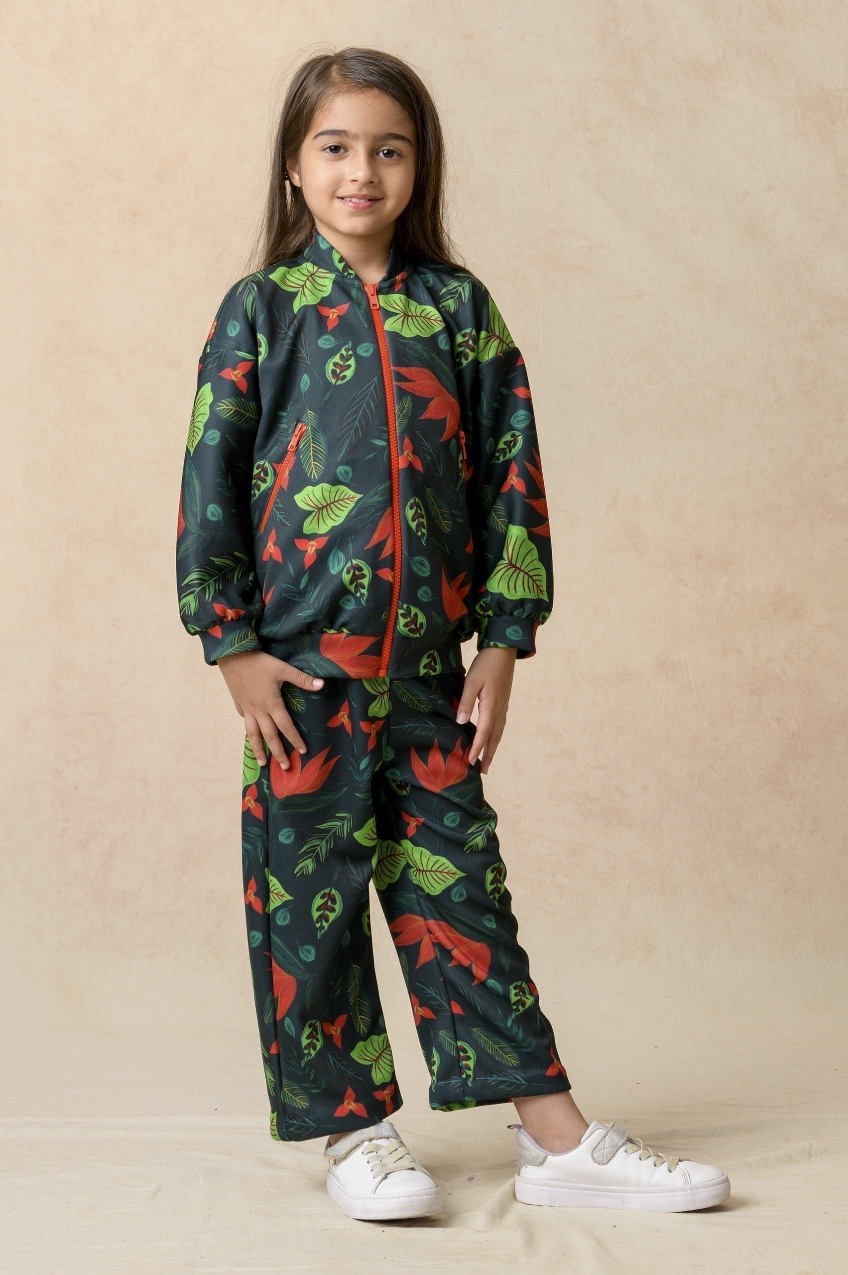 Flaming Lily print twinning set for Mom + Daughter image 10