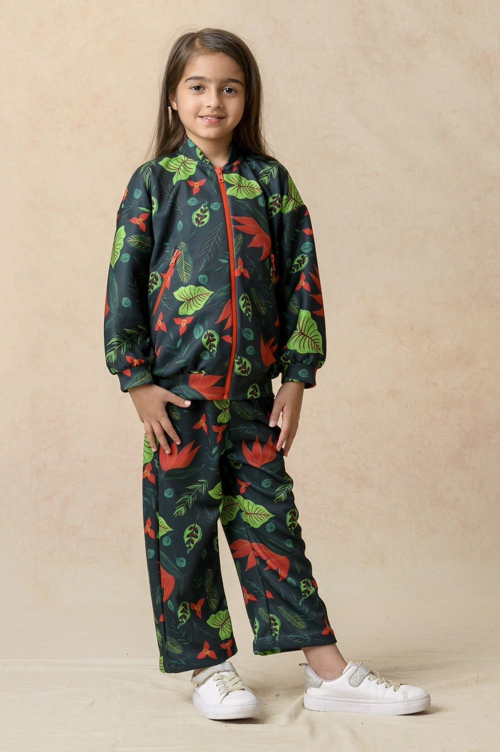 Flaming Lily print twinning set for Mom + Daughter image 10