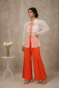 Solara — Embroidered Cotton Satin Co-ord Set