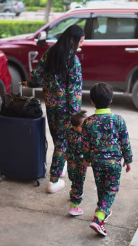 Jacket With Jogger twinning set for Mom + Daughter + Son