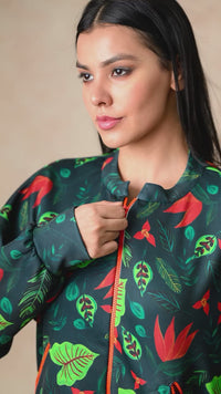 Flaming Lily print twinning set for Sister + Brother
