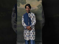 Neelaya Hand-Embroidered Black Kurta Set