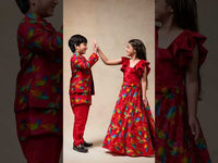 Hand Embroidered Lehenga With Ruffle Blouse And Feather Dupatta