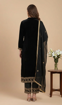 Hand Embroidery  Zardozi work Kurta Set